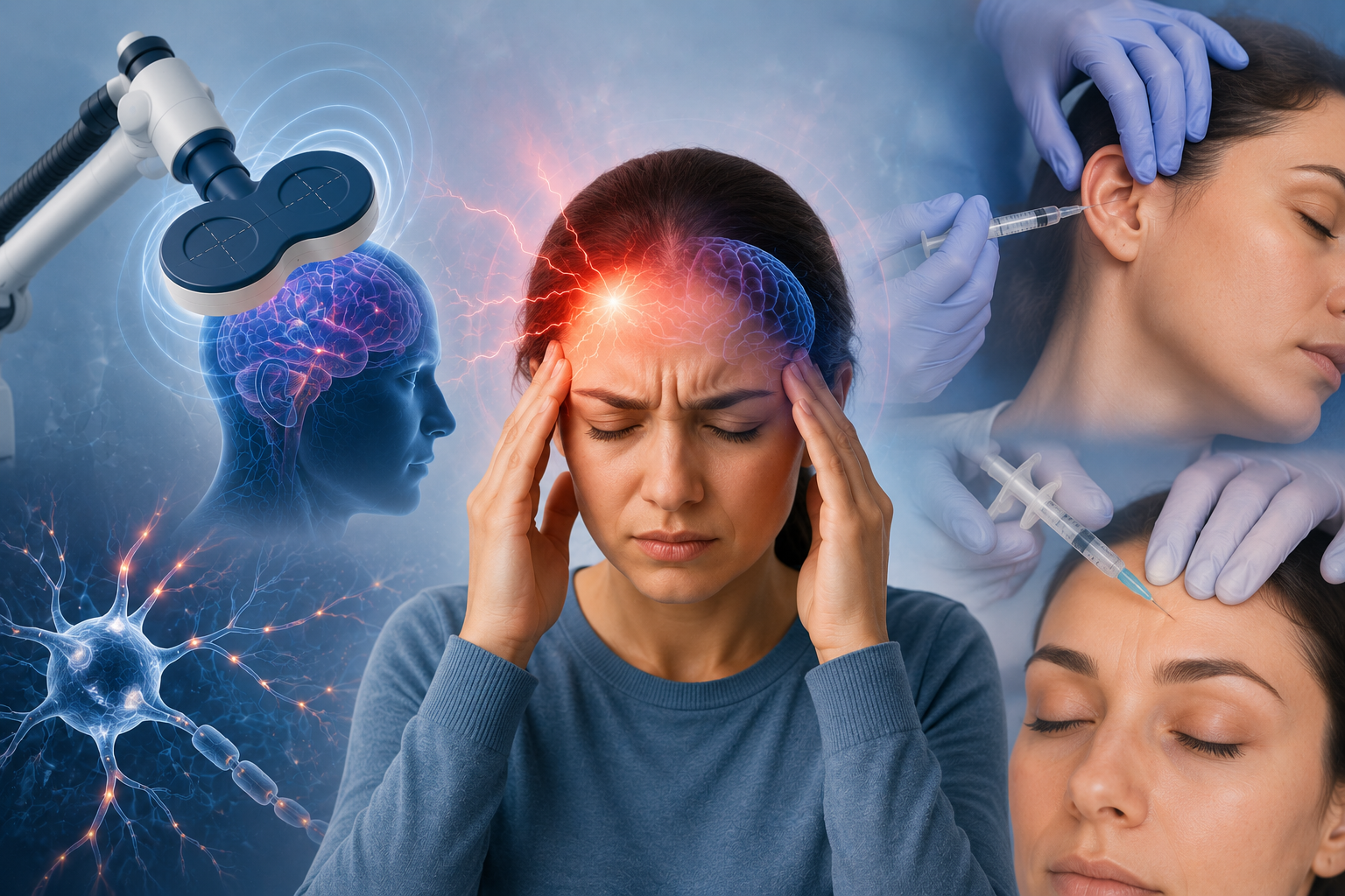 Migraines That Won't Quit — The Case for Combining rTMS, Nerve Blocks, and Botox